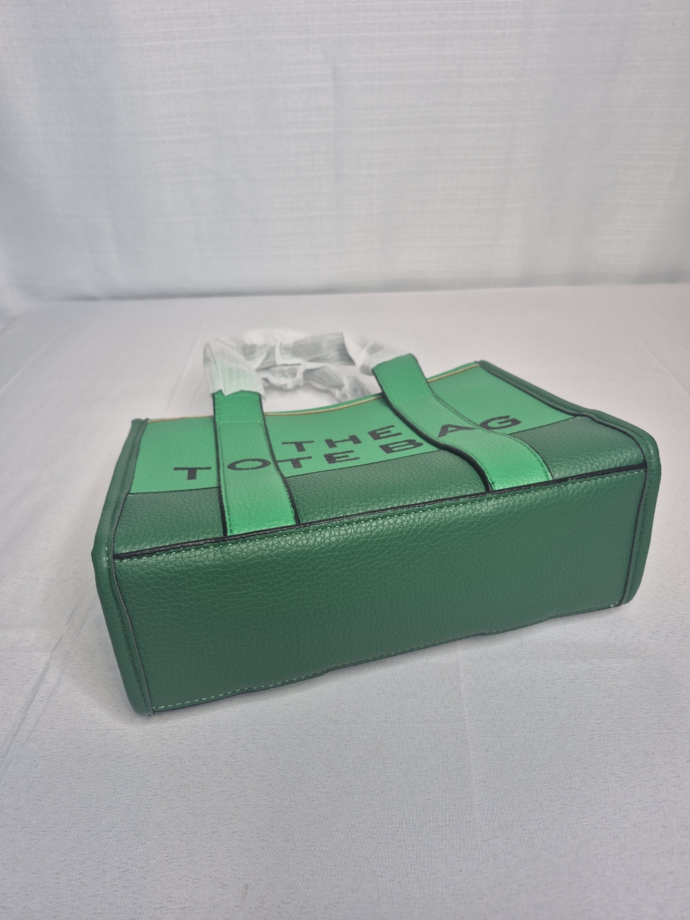 Fashion Green Structured Tote Bag NWOT - Picture 10 of 12